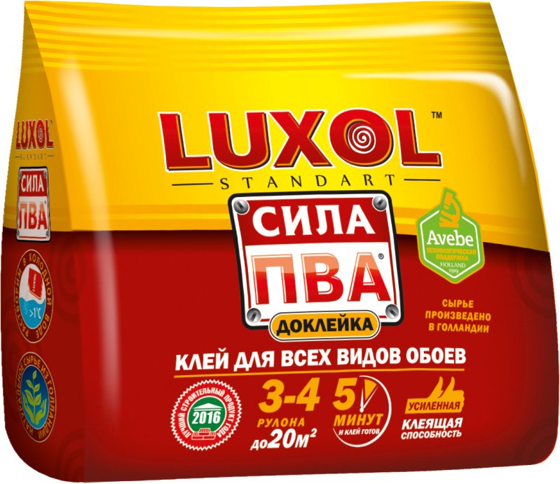 

Клей для обоев Luxol Standart Сила ПВА (100 г)