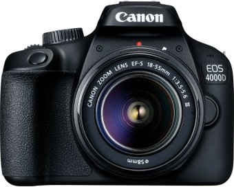 Зеркальный фотоаппарат Canon EOS 4000D Kit 18-55mm III + Сумка SB130 + SD карта 16GB
