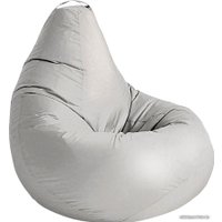 Кресло-мешок Kreslomeshki Груша дюспо (XXXL, серебристый)
