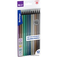 Набор цветных карандашей Berlingo SuperSoft Metallic SSM0506 (12 шт)