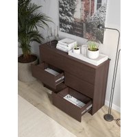 Комод Горизонт Нео 1050 6 ящиков (венге)