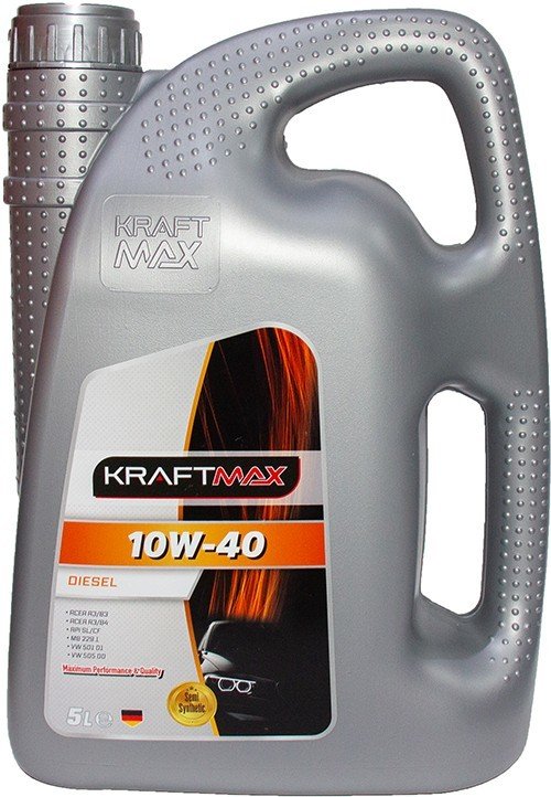 

Моторное масло KraftMax 10W-40 Diesel KM126/5 5л
