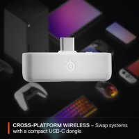Наушники SteelSeries Arctis Nova 5X Wireless (белый)