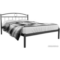 Кровать Князев Мебель Люмия 160x190 ЛЯ.160.190.Ч (черный муар)