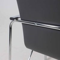 Офисный стул AksHome Samba Aks-1 (Pegasso темно-серый/подлокотники мягкие)