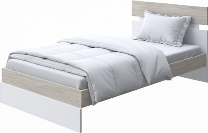 

Кровать PROxSON Milton 80x200 (ясень шимо светлый/белый)