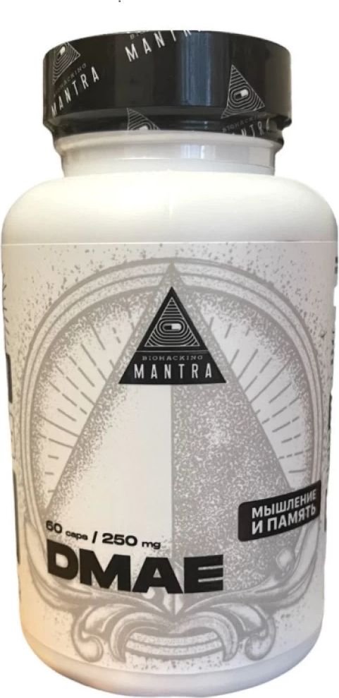 

Витамины, минералы Mantra Biohacking DMAE (60 капсул)