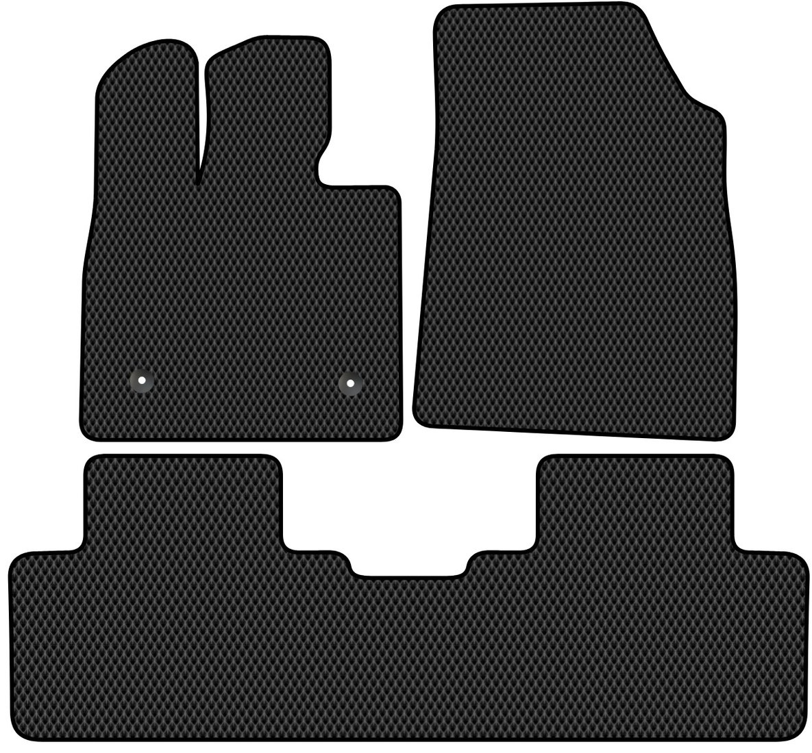 

Комплект ковриков для авто Alicosta BYD Song Plus I (suv) 2023 - Н.В. (черный, ромб)