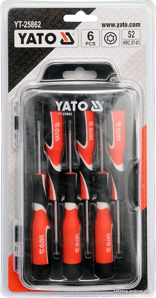 Набор отверток Yato YT-25862 (6 предметов)