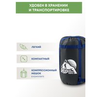 Спальный мешок RSP Outdoors Sleep 450 L RipStop 2024 (синий, 220x75см, молния слева)