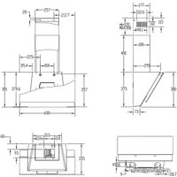 Кухонная вытяжка Haier HVX-W672GB