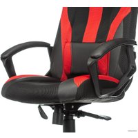 Игровое (геймерское) кресло Zombie VIKING-9/BL+RED (черный/красный, новый дизайн)