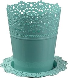 

Кашпо Idea Ажур М 3093 (аквамарин)