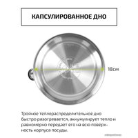 Чайник со свистком TimA WTK241C