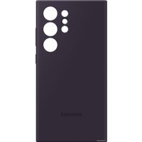 Чехол для телефона Samsung Silicone Case S24 Ultra (темно-фиолетовый)