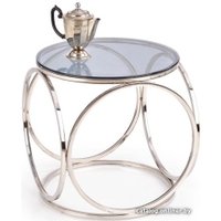 Журнальный столик Halmar Venus-S 50x50 (прозрачный/серебристый)