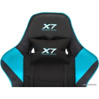 Игровое (геймерское) кресло A4Tech X7 GG-1100 (черный/бирюзовый)