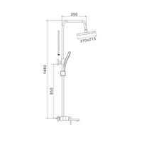 Душевая система  Shevanik S6836H