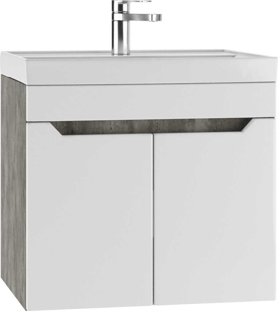 

Айсберг Тумба под умывальник Енисей 60 Мечта без ящика подвесная (бетон)