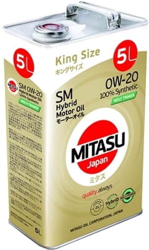 

Моторное масло Mitasu MJ-M02 0W-20 5л