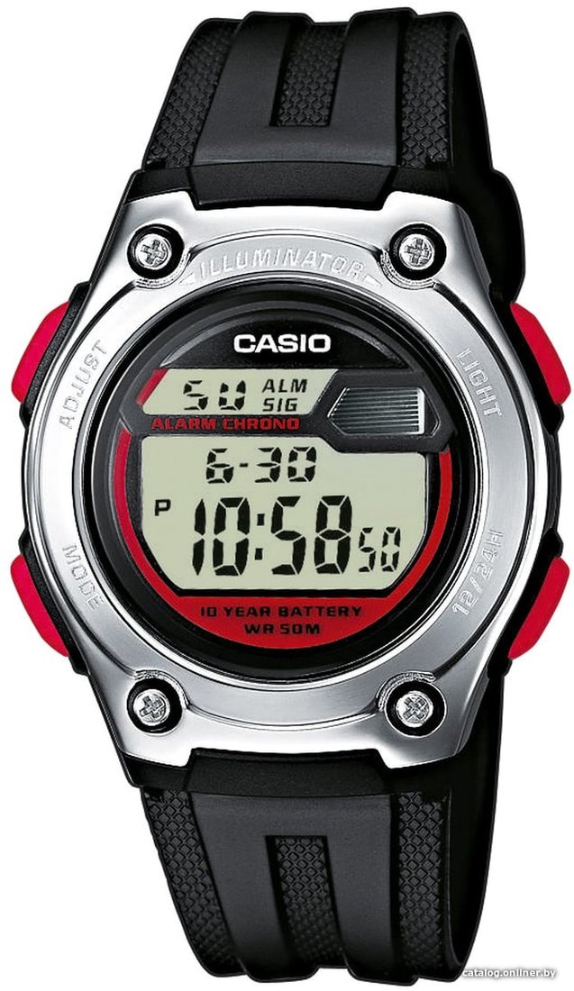 Наручные часы Casio W-211-1B