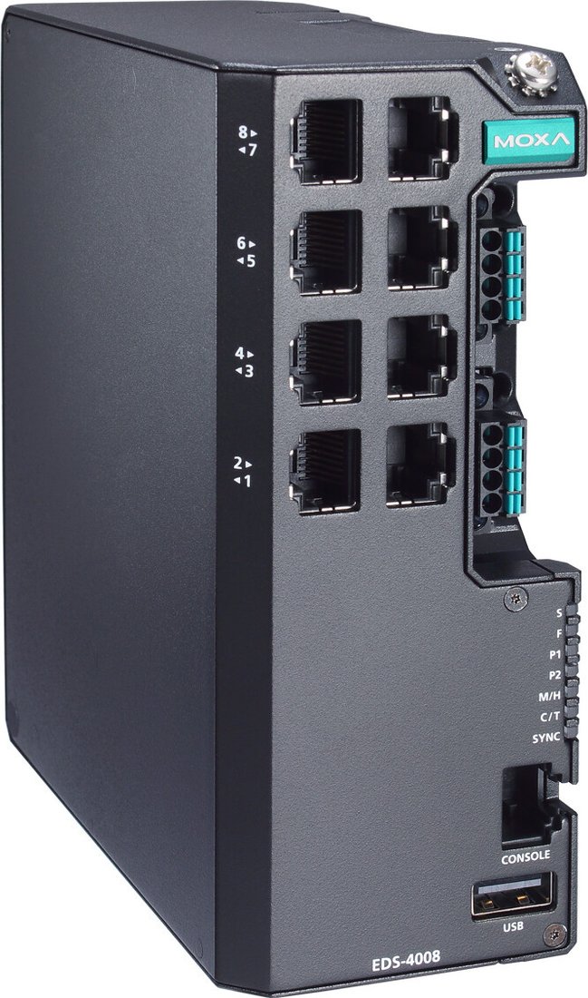 Управляемый коммутатор 2-го уровня Moxa EDS-4008-LV-T