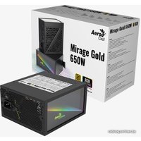 Блок питания AeroCool Mirage Gold 850W