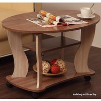 Журнальный столик Олмеко Сатурн-М05 (ясень шимо светлый/темный)