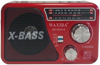 Радиоприемник Waxiba XB-523U-S (красный)
