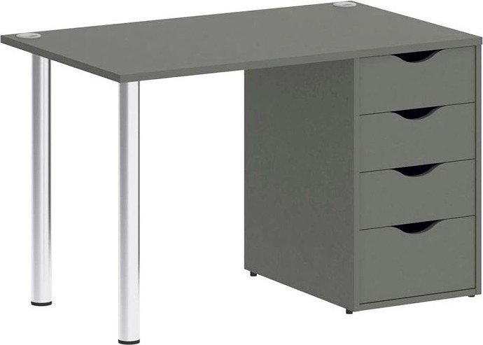 

Стол Riva Home Office VR.SP-3-118.4 Silver (металлик)