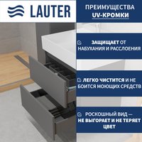 Lauter Тумба с умывальником Mia 60 + Optima 60.5 (графит)