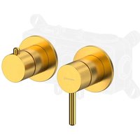 Смеситель Whitecross Y1243GLB (брашированное золото)