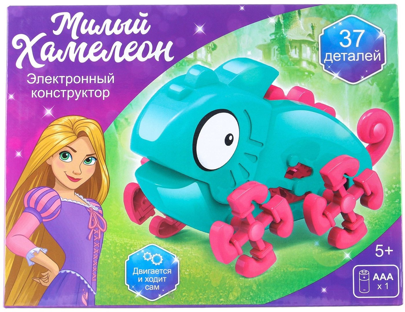 

Конструктор Disney Веселый хамелеон Рапунцель 9257282