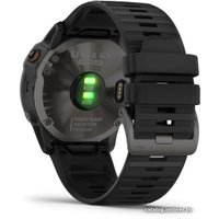 Умные часы Garmin Fenix 6X Pro Solar (титановый серый DLC/черный)