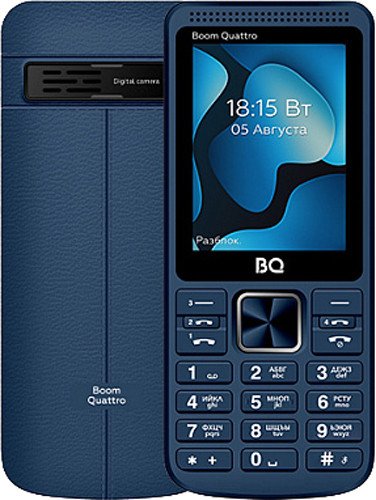 

Телефон BQ BQ-2455 Boom Quattro (синий)