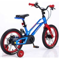 Детский велосипед Nialanti Magic 16 MD 2025 (синий, с комплектом защиты)