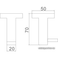 Крючок для ванны Ledeme L71705B-1