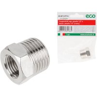 Фитинг ECO Переходник нар. резьба 1/2" х внутр. резьба 1/4" AS-MT12/FT14