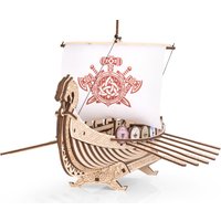 Сборная модель Eco-Wood-Art Корабль Драккар