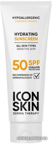 Крем солнцезащитный Icon Skin Увлажняющий SPF 50 для всех типов кожи (75 мл)