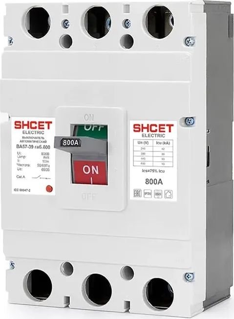 

Выключатель автоматический Shcet ВА 57- 39 3Р 630А 38кА S0000606