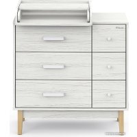 Детский комод Pituso Vintage Premium ЛДСП (белый аляска)
