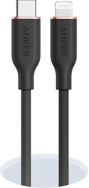 

Кабель Anker 641 USB Type-C - Lightning (0.9 м, черный)