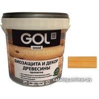 Пропитка GOL Wood Aqua Защитно-декоративная 0.9 кг (калужница) в Витебске