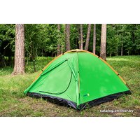 Треккинговая палатка Sundays Summer 4 (зеленый/желтый)