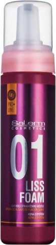 Пенка Salerm Cosmetics выпрямляющая легкой фиксации Liss Foam Pro Line 200 мл
