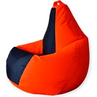 Кресло-мешок Mio Tesoro Груша Kombo XXL GF-130x85-OG (оранжевый/графит)
