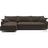 Угловой диван Савлуков-Мебель Next 210022 (темно-коричневый)
