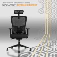 Офисное кресло Evolution Supreme Comfort (черный)
