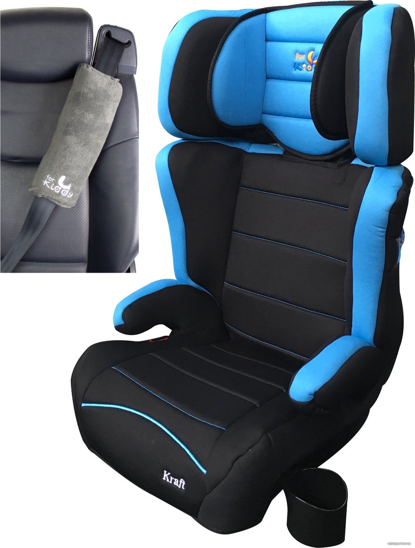 Детское автокресло ForKiddy Kraft sleeping pilow (синий)